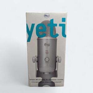 Yeti Silver USB Microphone by Blue